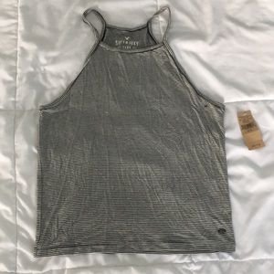 WITH TAGS American Eagle Stripe Cropped Tank